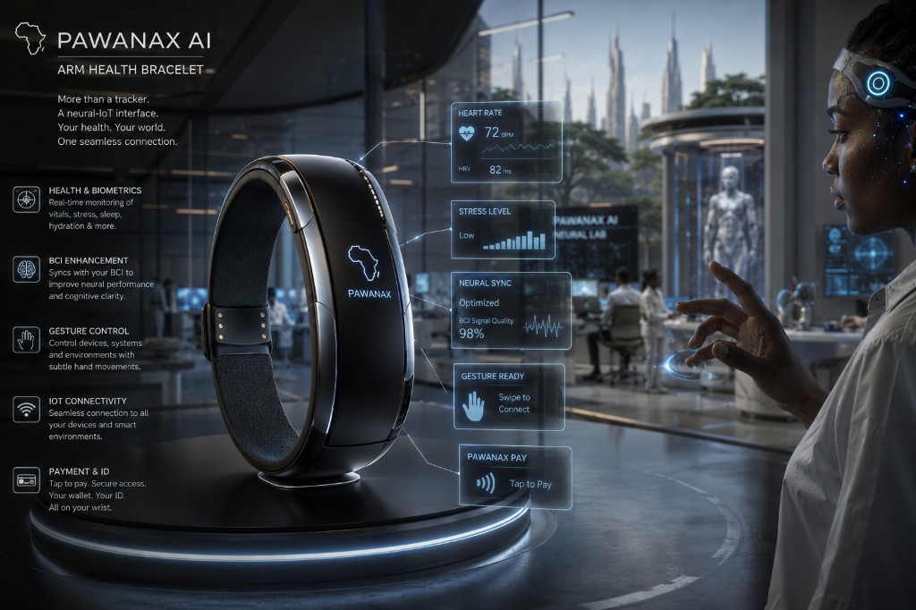 Pawanax wearable bracelet concept — roadmap